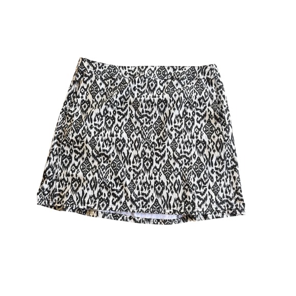 Ripskirt Hawaii Pants - RipSkirt‎ Hawaii Women XL Black White Ikat Print Wrap Athletic Skirt Quick Dry